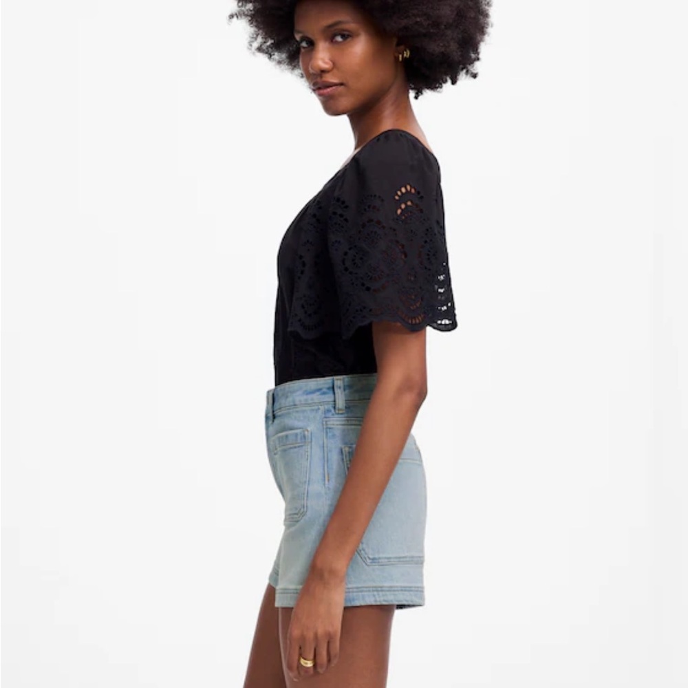 Madewell The Denim Emmett Short: Patch Pocket Edition - Picture 3 of 7